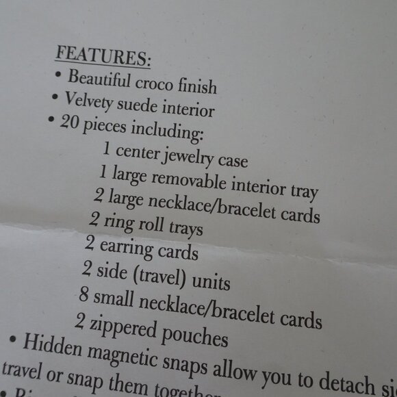 Joy Mangano Jewelry Organizer/Storage Set of 3 Chests NEW Precious Pockets - Picture 11 of 15